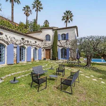 Historic 9 People Private Pool Near Cannes Villa